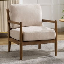 Valorin Rubberwood Accent Chair